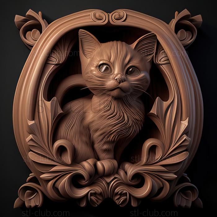 3D model st kitty (STL)